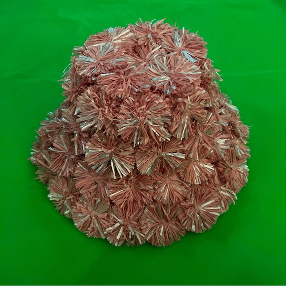 Lele Sadoughi Straw Confetti Bucket Hat - Picture 2 of 6